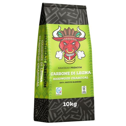 Toro Namíbiai prémium faszén 10 kg (FSC 100%)